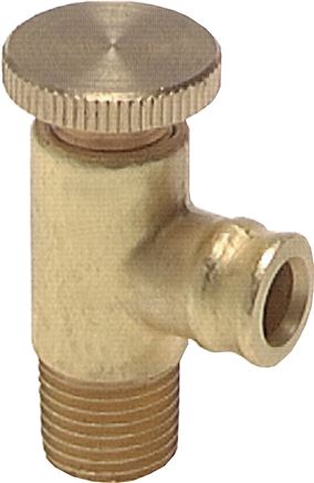 Exemplary representation: Drain and vent valve with sleeve, brass
