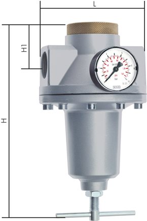 Exemplary representation: Pressure regulator - standard, series 5
