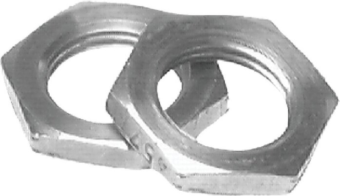 Exemplary representation: Cylinder head fastening nuts, for round cylinders ISO 6432, V4A