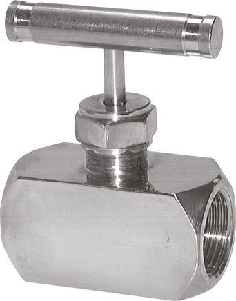 Exemplary representation: Stainless steel needle shut-off valve