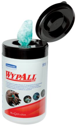 Exemplary representation: WYPALL cleaning rags (dispenser box)