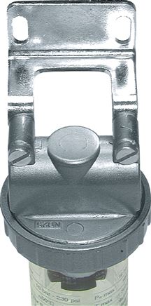 Exemplary representation: Mounting bracket for filter & oiler - standard